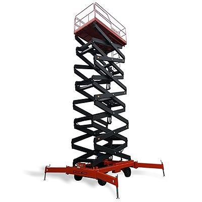 Фото 60 - Ножничный подъемник с электроподъемом и аккумулятором QX-050-120 DC/AC OXLIFT 500 кг 12 м.