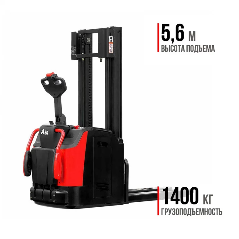 Фото 1 - Штабелер с платформой премиум HC CDD14-AC1S(2S) VFHM550.